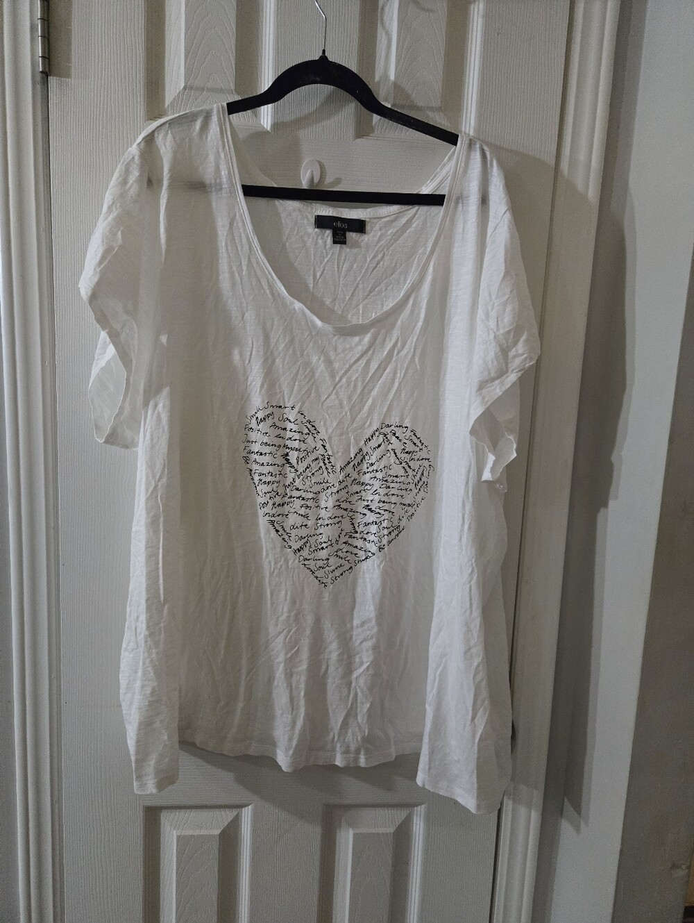 4x ellos knit heart top